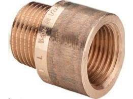 Viega 354992 - kraanverlengstuk brons 1/2 MFx30mm