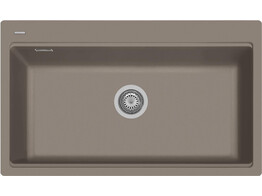 Plados Lux LX8410 - Inbouw - 860 x 510mm - 1 bak - met kraanwerkbank br/  Ultragranit Tartufo