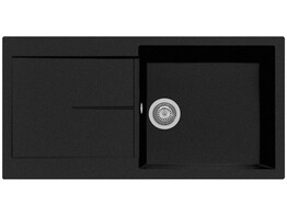 Plados Infinity NF9910 - Inbouw - 990 x 500mm - 1 bak - omkeerbaar br/  Ultrametal Nero