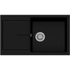 Plados Infinity NF8610 - Inbouw - 860 x 500mm - 1 bak - omkeerbaar br/  Ultragranit Bianco