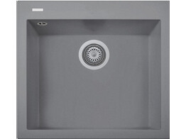 Plados One ON5610 - Inbouw - 560 x 500mm -1 bak - met kraanwerkbank br/  Ultrametal Titanio