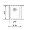 Plados One ON4110ST - Onderbouw - 410 x 435mm -1 bak