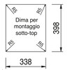 Plados One ON4110ST - Onderbouw - 410 x 435mm -1 bak