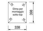 Plados One ON4110ST - Onderbouw - 410 x 435mm -1 bak