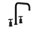 251008 - Mitigeur de cuisine- Veneto coude - Bec orientable - Gun Metal - 3 trous