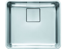 ONO SlimTop- en vlakbouwspoelbak / 480 x 430 mm / met ventielcover en roosterrand / Glad