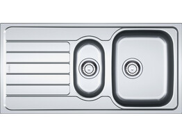 SKX6511 - 101.0314.747 - Spark - Evier a encastrer / 1000 x 500 mm / 1 1/2 bassin / Lisse / Reversible