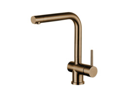 251057 - Mitigeur de cuisine Lanesto - Bolzano - Bec orientable  - Or - Garantie dechange 5 ans