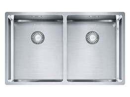 BXX220/1201 - 127.0390.406 - Box - Vlakbouw-  SlimTop- en onderbouwspoelbak / 740 x 450  mm/ Glad