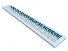 220182 - Lanesto - Ontluchtingsrooster Blank aluminium 65 x 480 mm