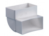 240167 - Lanesto - Bocht 90 verticaal 220 x 90 mm wit