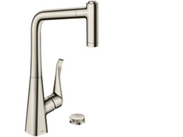 Hansgrohe 73806000 - M7120-H320 2-hole single lever kitchen mixer 320 with pull-