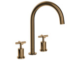 251005 -  Mitigeur de cuisine Lanesto - Veneta rond - Bec Orientable - Or - 3 trous
