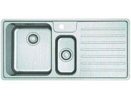 Bell - Slimtopspoeltafel / 1000 x 480 mm / 1   1/2  bak / Glad /