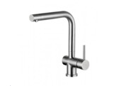 250438 - Mitigeur de cuisine Lanesto - Bolzano - Bec orientable - Inox - Garantie dechange 5 ans