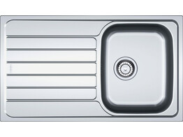 SKX6111 - 101.0314.746 - Spark - Inbouwspoeltafel / 860 x 500 mm / 1 bak / Glad / Omkeerbaar