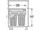 Laundry carrier 45  2 x 33L