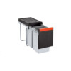 C30H302V - 134.0039.554 - Cube - Afvalsorteersysteem / Zijdelingse deuropening / 300 mm / 1 x 20 l    1 x 10 l / Handbediening