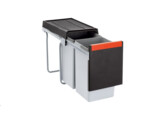 C30H302V - 134.0039.554 - Cube - Afvalsorteersysteem / Zijdelingse deuropening / 300 mm / 1 x 20 l    1 x 10 l / Handbediening