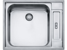 AGX210C1 - 127.0314.767 - Argos Care-Center - Vlakbouw-   SlimTopspoeltafel / 625 x 510  mm/ 1 bak / Glad