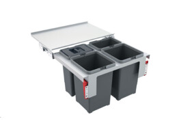 SG604 - 121.0200.676 - Sorter Garbo - Separateur de dechets / Ouverture frontale / 600  mm/ 2 x 12 l   2 x 8 l