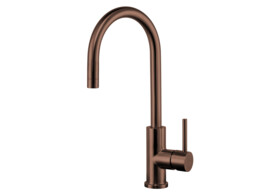 250150 - Mitigeur de cuisine Lanesto - Ancona - Bec orientable - Cuivre - Garantie dechange 5 ans