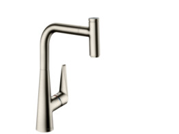 Hansgrohe 73853800 - M5115-H300 Single lever kitchen mixer 300 with pull-out spo