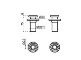 Cool 4-in-1 - Osiris Design Hexagon - Koper - gekoeld en bruisend br/ Opgelet  Artikel bestaat uit 2 dozen 