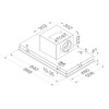 Pureline 90 cm blanc avec moteur et LED