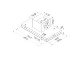 Pureline 90 cm blanc avec moteur et LED