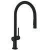 Hansgrohe Talis M54 Eengreepskeukenmengkraan C 210  uittrekbaar  1jets  matzwart