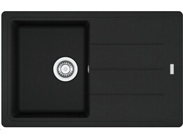 BFG611MB1 - 114.0668.824 - Basis - Inbouwspoeltafel / 780 x 500 mm / 1 bak / Zwart Mat / Omkeerbaar
