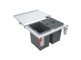 SG602 - 121.0284.027 - Sorter Garbo - Separateur de dechets / Ouverture frontale / 600  mm/ 2 x 18 l
