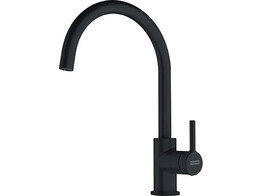 301976 - 115.0626.019 - Lina - Mitigeur a bec orientable / Side lever / Noir mat