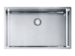 BXX210/1106801 - 127.0390.404 - Box - Vlakbouw-  SlimTop- en onderbouwspoelbak / 725 x 450  mm/ Glad