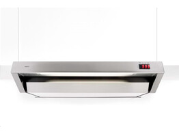 Onderbouwkap met gel. demp 90 cm 2x motor inox