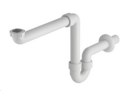 Geberit 151107111  siphon tubulaire pour lavabo  modele gain de place  blanc 5/4  x 40 mm