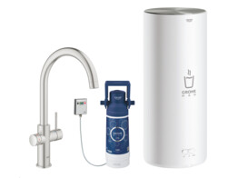 GROHE RED Duo C-uitloop  L-Size starterkit  SuperSteel