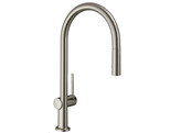Hansgrohe Talis M54 Eengreepskeukenmengkraan C 210  uittrekbaar  1jet  inoxlook