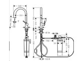 Aqittura M91 Filtersystem 210  uittrekbare uitloop  1 jet  sta