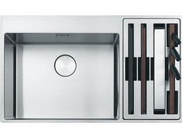 Box Center / Vlakbouwspoeltafel / 860 x 510 mm / 2 bakken / Glad / werkcentrum