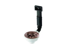 Lanesto 240039CO - Afvoerset 3 1/2  met overloop   frame - Copper