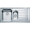 Neptune - Inbouwspoeltafel / 1000 x 510 mm / 1 1/2 bak / Glad /