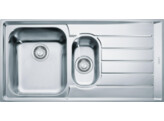 Neptune - Inbouwspoeltafel / 1000 x 510 mm / 1 1/2 bak / Glad /