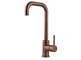 251023 - Mitigeur de cuisine Lanesto - Modena - Bec orientable - Cuivre - Garantie dechange 5 ans