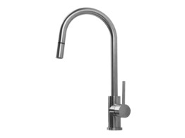 251072 - Lanesto Mitigeur de cuisine - Ancona - Bec extractible - Inox