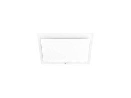Wandkap Vision 90cm wit glas recirculatie
