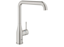 Essence New eengreepskeukenmengkraan  1/2   L-uitloop  SuperSteel