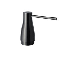 KWC EVE Zeepdispenser Zwart verchroomd
