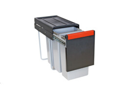 C30H303 - 134.0039.555 - Cube - Afvalsorteersysteem / Zijdelingse deuropening / 300  mm/ 3 x 10 l / Handbediening